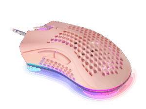 Mars Gaming MMEXP, Ratón Gaming RGB Ultraligero Rosa