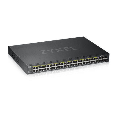 Zyxel GS1920-48HPV2 Gestionado Gigabit Ethernet (10/100/1000) Energía sobre Ethernet (PoE) Negro - Imagen 2