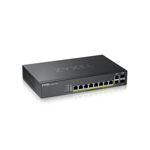 Zyxel GS2220-10HP-EU0101F switch Gestionado L2 Gigabit Ethernet (10/100/1000) Energía sobre Ethernet (PoE) Negro - Imagen 2