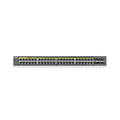 Zyxel GS2220-50HP-EU0101F switch Gestionado L2 Gigabit Ethernet (10/100/1000) Energía sobre Ethernet (PoE) Negro - Imagen 3