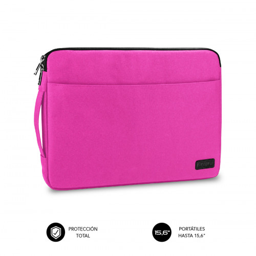 SUBBLIM Funda Ordenador Urban Laptop Sleeve 15,6" Pink - Imagen 2