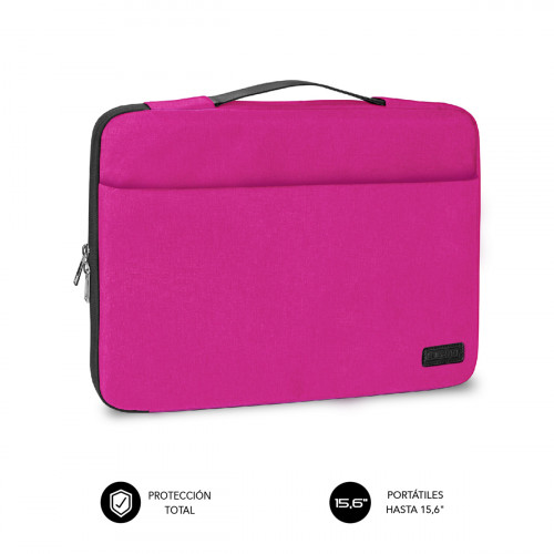 SUBBLIM Funda Ordenador Elegant Laptop Sleeve 15,6" Pink - Imagen 2