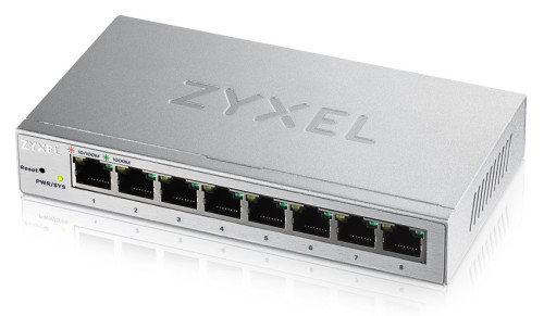 Zyxel GS1200-8 Gestionado Gigabit Ethernet (10/100/1000) Plata - Imagen 2