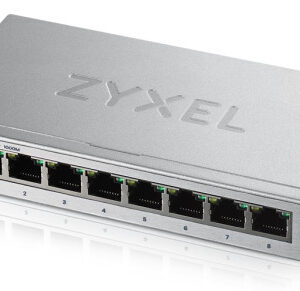 Zyxel GS1200-8 Gestionado Gigabit Ethernet (10/100/1000) Plata