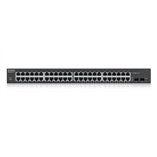 Zyxel GS1900-48HPv2 Gestionado L2 Gigabit Ethernet (10/100/1000) Energía sobre Ethernet (PoE) Negro