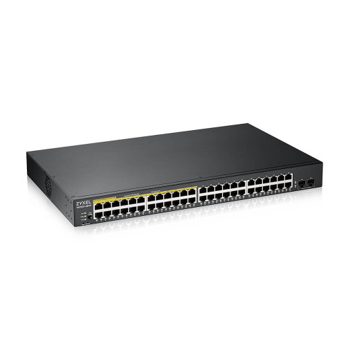 Zyxel GS1900-48HPv2 Gestionado L2 Gigabit Ethernet (10/100/1000) Energía sobre Ethernet (PoE) Negro - Imagen 3