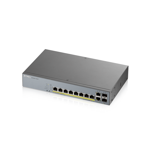 Zyxel GS1350-12HP-EU0101F switch Gestionado L2 Gigabit Ethernet (10/100/1000) Energía sobre Ethernet (PoE) Gris - Imagen 4