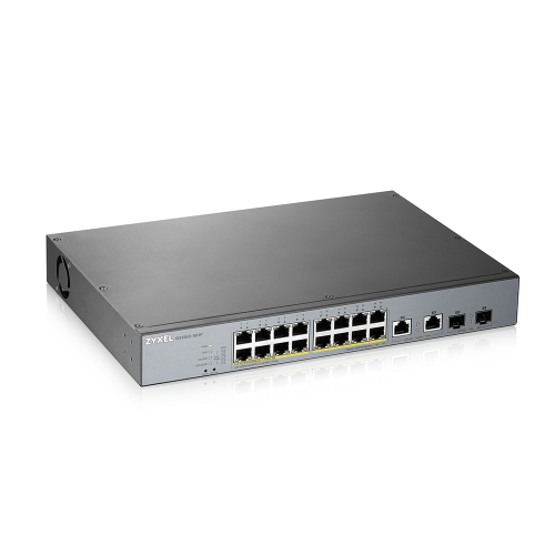Zyxel GS1350-18HP-EU0101F switch Gestionado L2 Gigabit Ethernet (10/100/1000) Energía sobre Ethernet (PoE) Gris - Imagen 2