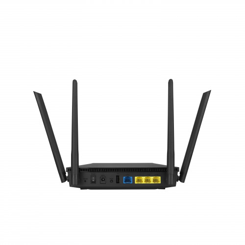 ASUS RT-AX53U router inalámbrico Gigabit Ethernet Doble banda (2,4 GHz / 5 GHz) 3G 4G Negro - Imagen 3