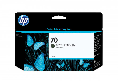 HP Cartucho de tinta DesignJet 70 negro mate de 130 ml - Imagen 2