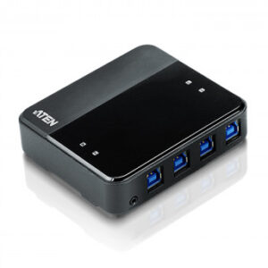 ATEN Switch de periféricos USB 3.2 Gen1 de 4 x 4 puertos