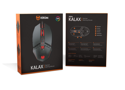 Krom Kalax ratón mano derecha USB tipo A Óptico 3200 DPI - Imagen 12