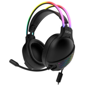 Krom Klaim Auriculares Diadema USB tipo A Negro