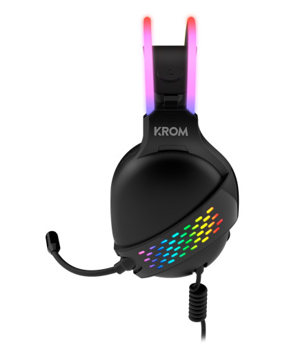 Krom Klaim Auriculares Diadema USB tipo A Negro - Imagen 6