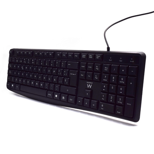Ewent EW3001 teclado USB QWERTY Español Negro - Imagen 3