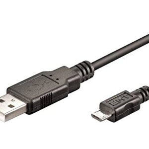 Ewent EW-UAB-010-MC cable USB 1 m USB 2.0 Micro-USB A USB A Negro