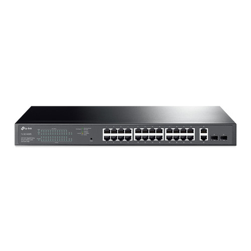 TP-LINK TL-SG1428PE switch Gestionado Gigabit Ethernet (10/100/1000) Energía sobre Ethernet (PoE) 1U Negro - Imagen 2