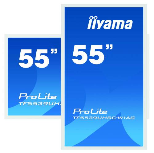 iiyama ProLite TF5539UHSC-W1AG monitor pantalla táctil 139,7 cm (55") 3840 x 2160 Pixeles Multi-touch Multi-usuario Blanco - Imagen 4