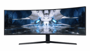 Samsung LS49AG952NU 124,5 cm (49") 5120 x 1440 Pixeles 4K Ultra HD QLED Negro, Blanco