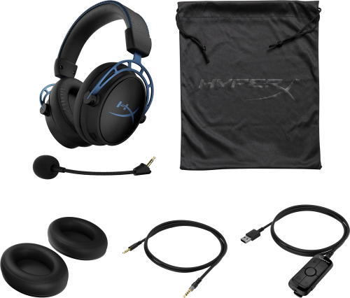 HP Cloud Alpha S Auriculares Alámbrico Diadema Juego Negro, Azul - Imagen 3