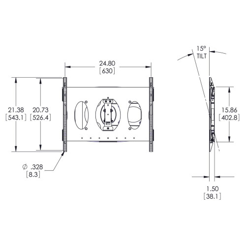 SOPORTE INCLINABLE Y GIRATORIO A PARED PARA PANTALLAS VOGEL' - Imagen 8