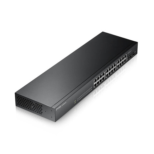 Zyxel GS-1900-24 v2 Gestionado L2 Gigabit Ethernet (10/100/1000) 1U Negro - Imagen 2