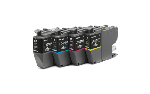 Brother LC-421VAL PagePack 4 pieza(s) Original Rendimiento estándar Negro, Cian, Magenta, Amarillo - Imagen 3