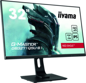 MONITOR IIYAMA 32" GAMING G-MASTER, GB3271QSU-B1,QHD, 2560 x 1440, 1MS, 165HZ, ALT, INCL, REG ALT, USB, HDMI, DISPLAYPORT