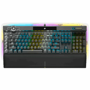 TECLADO CORSAIR K100 OPZ RGB PLATA CH-912A01A-ES