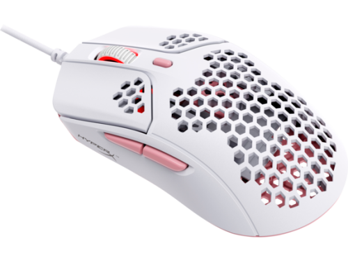 HP HYPERX PULSEFIRE HASTE WHITEPINK - MOUSE - HMSH1-A-WT/G 4P5E4AA - Imagen 7