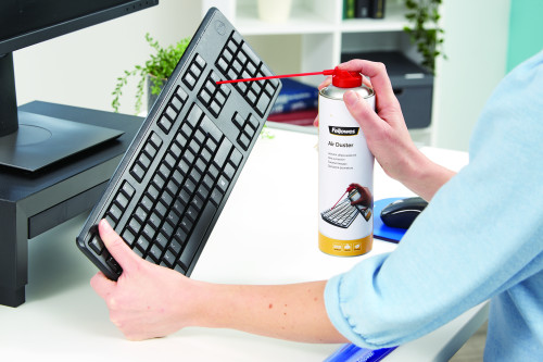 Fellowes 9977804 kit de limpieza para computadora Teclado, Impresora, Universal Limpiador de aire comprimido para limpieza de equipos 400 ml - Imagen 3