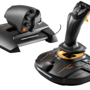 Thrustmaster T-16000M FCS Hotas Negro, Naranja USB Palanca de mando Analógico/Digital MAC, PC