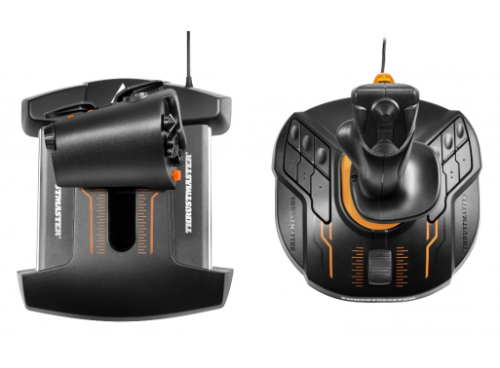 Thrustmaster T-16000M FCS Hotas Negro, Naranja USB Palanca de mando Analógico/Digital MAC, PC - Imagen 3
