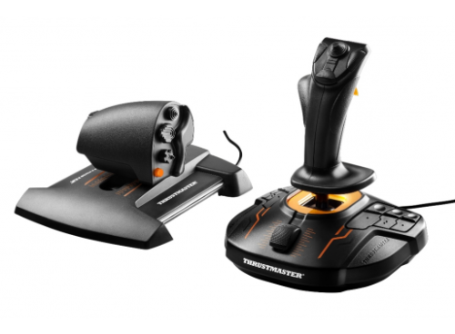 Thrustmaster T-16000M FCS Hotas Negro, Naranja USB Palanca de mando Analógico/Digital MAC, PC - Imagen 7