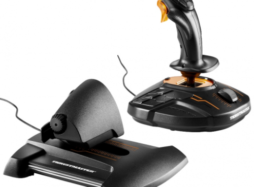 Thrustmaster T-16000M FCS Hotas Negro, Naranja USB Palanca de mando Analógico/Digital MAC, PC - Imagen 9