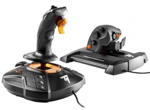Thrustmaster T-16000M FCS Hotas Negro, Naranja USB Palanca de mando Analógico/Digital MAC, PC - Imagen 10