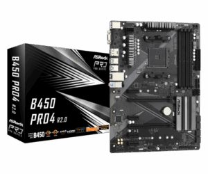 Asrock B450 Pro4 R2.0 AMD B450 Zócalo AM4 ATX