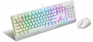 TECLADO + RATON MSI VIGOR GK30 COMBO WHITE ES