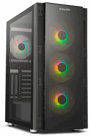 NOX CAJA ATX HUMMER HORUS. SEMITORRE. ARGB. FRONTAL Y LATERAL CRISTAL TEMPLADO