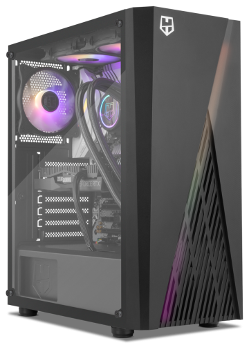 NOX Hummer Frost Midi Tower Negro - Imagen 10