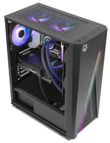 NOX Hummer Frost Midi Tower Negro - Imagen 13