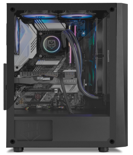 NOX Hummer Frost Midi Tower Negro - Imagen 17