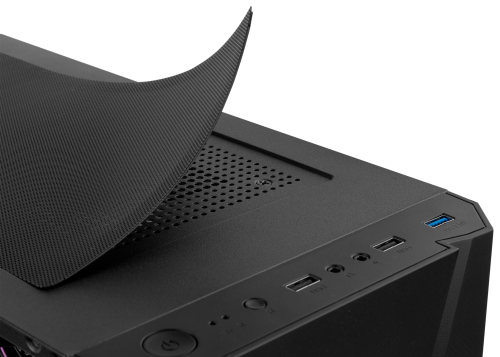 NOX Hummer Frost Midi Tower Negro - Imagen 18