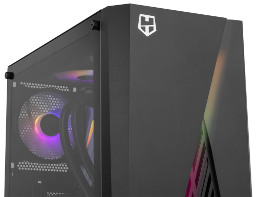 NOX Hummer Frost Midi Tower Negro - Imagen 22