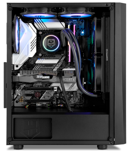 NOX Hummer Frost Midi Tower Negro - Imagen 25