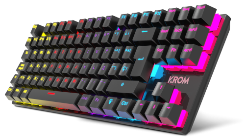 Krom Kasic TKL teclado USB Negro - Imagen 4