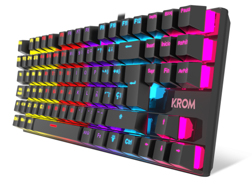 Krom Kasic TKL teclado USB Negro - Imagen 6