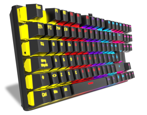 Krom Kasic TKL teclado USB Negro - Imagen 7