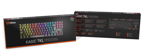 Krom Kasic TKL teclado USB Negro - Imagen 8