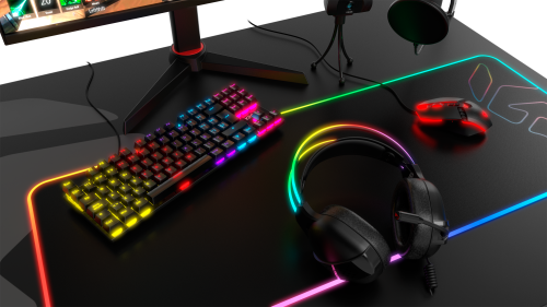 Krom Kasic TKL teclado USB Negro - Imagen 10